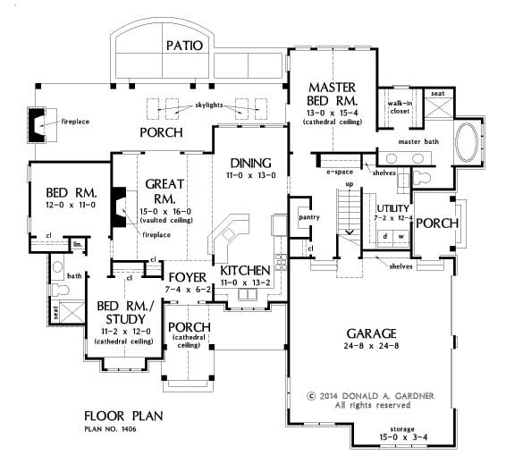 The Roark - Open Floor House Plans